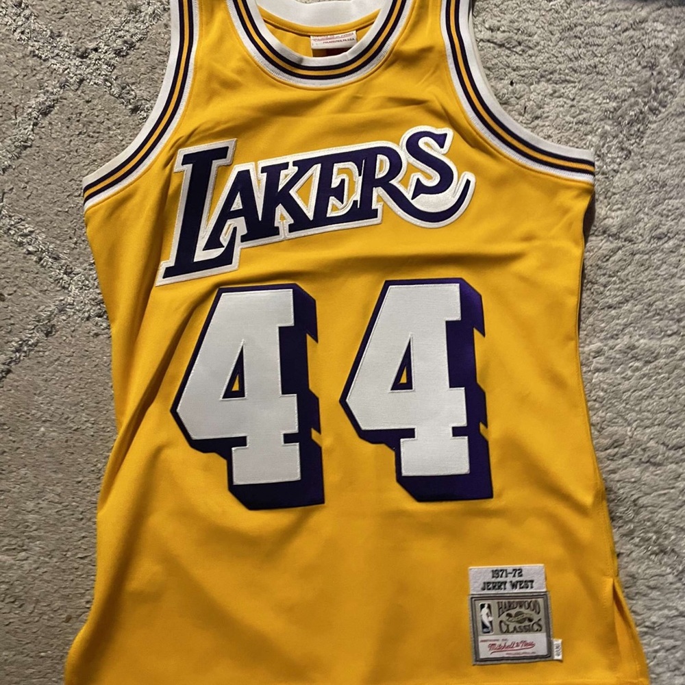 Jerry west Lakers jersey